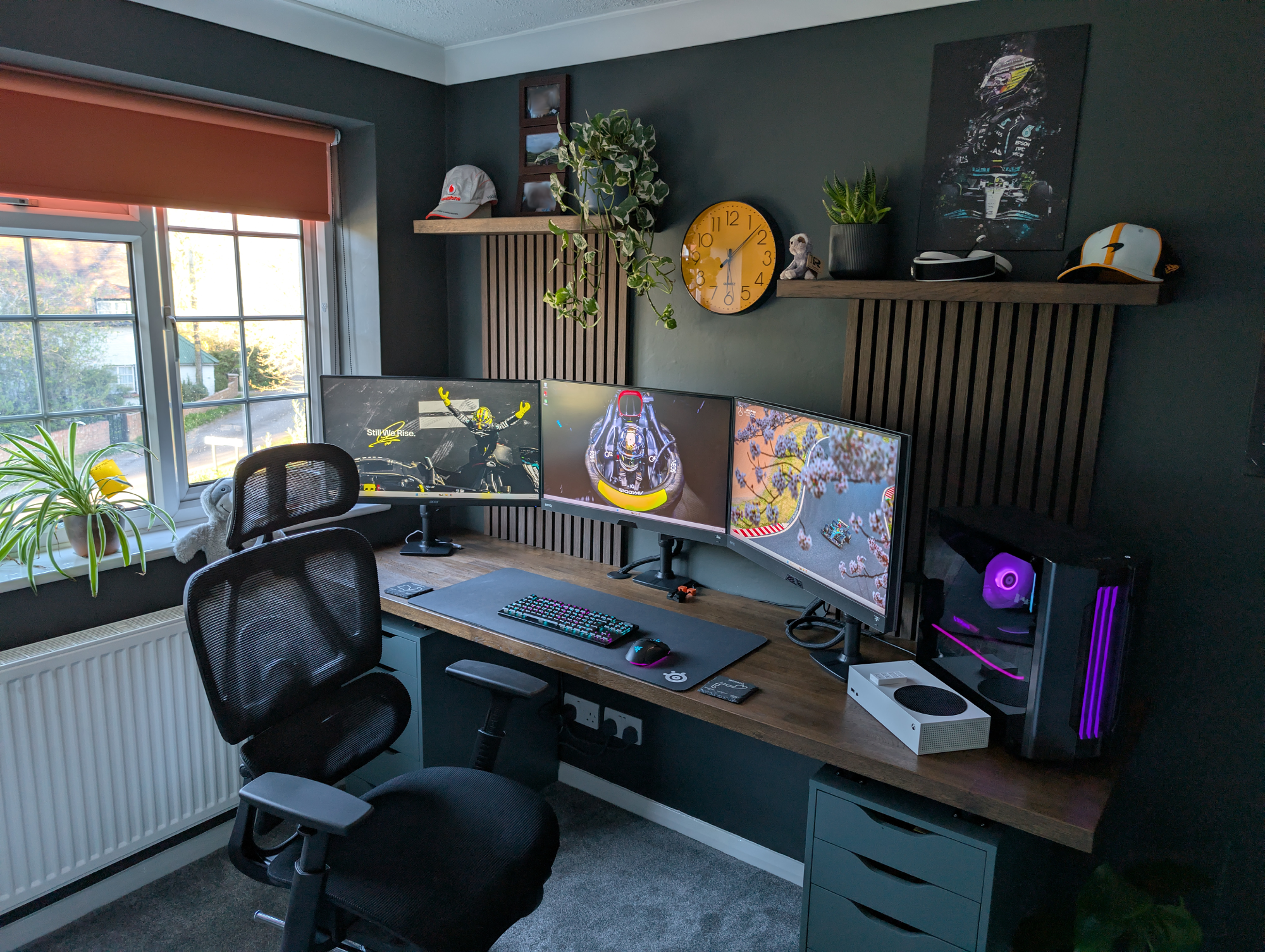 Hybrid Work & Racing Simulator Setup in England